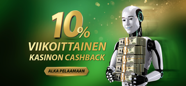 Kasino 10 % Cashback